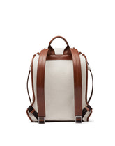 EDGE BACKPACK IN CANVAS AND COWHIDE - | Dolce & Gabbana