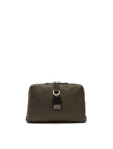 SOFT DNA CROSSBODY BAG IN NYLON WITH BRANDED METAL TAG - | Dolce & Gabbana