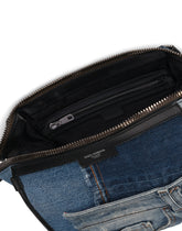 Patchwork denim edge crossbody bag - | Dolce & Gabbana