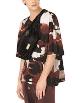 Nero Sicilia dna nylon belt bag with branded tag - | Dolce & Gabbana