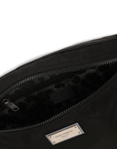 Nylon belt bag with branded plate - | Dolce & Gabbana