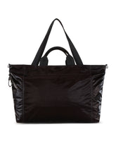 Nero Sicilia dna nylon travel bag with branded tag - | Dolce & Gabbana