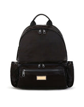 Nero Sicilia dna nylon backpack with branded tag - | Dolce & Gabbana