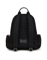 Nero Sicilia dna nylon backpack with branded tag - | Dolce & Gabbana