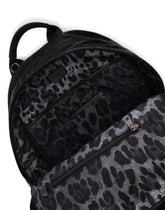 Nero Sicilia dna nylon backpack with branded tag - | Dolce & Gabbana