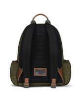 Nero Sicilia dna nylon backpack with branded tag - | Dolce & Gabbana