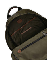 Nero Sicilia dna nylon backpack with branded tag - | Dolce & Gabbana