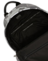 Camouflage-print nylon backpack with branded tag - | Dolce & Gabbana