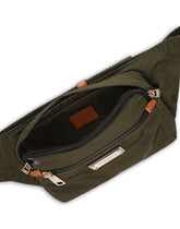 Nero Sicilia dna nylon belt bag with branded tag - | Dolce & Gabbana