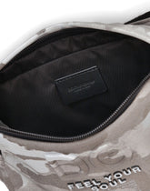 Camouflage-print nylon belt bag with branded tag - | Dolce & Gabbana