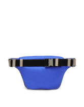 Nylon Sicily belt bag with branded plate - | Dolce & Gabbana