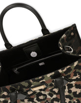 Small camouflage jacquard shopper - | Dolce & Gabbana