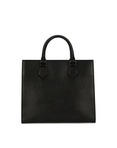 Calfskin Edge shopper with logo - | Dolce & Gabbana