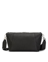 Palermo crossbody bag in hammered calfskin with branded plate - | Dolce & Gabbana