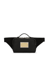 Grainy calfskin belt bag - | Dolce & Gabbana