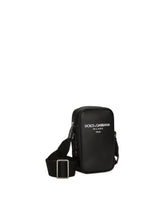 Small calfskin leather crossbody bag - | Dolce & Gabbana
