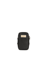 Grainy calfskin crossbody bag - | Dolce & Gabbana