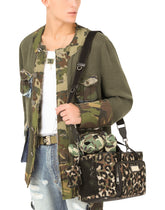 Camouflage jacquard handbag - | Dolce & Gabbana