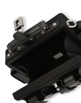 Calfskin and canvas crossbody bag - | Dolce & Gabbana