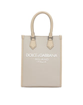 Small nylon bag with rubberized logo - | Dolce & Gabbana