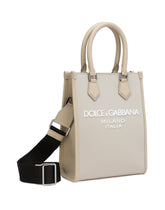 Small nylon bag with rubberized logo - | Dolce & Gabbana
