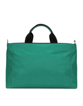 Nylon holdall with rubberized logo - | Dolce & Gabbana