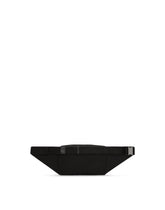 Nylon belt bag with rubberized logo - | Dolce & Gabbana