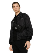 Small nylon belt bag with logo - | Dolce & Gabbana