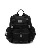 Nylon backpack with logo - | Dolce & Gabbana