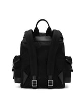 Nylon backpack with logo - | Dolce & Gabbana