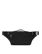 Grainy calfskin and nylon belt bag - | Dolce & Gabbana