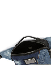Patchwork denim belt bag - | Dolce & Gabbana