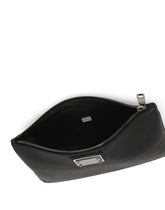 Grainy calfskin and nylon pouch - | Dolce & Gabbana