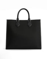 Large nylon shopper with rubberized logo - | Dolce & Gabbana