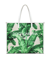 Large printed canvas shopper - | Dolce & Gabbana