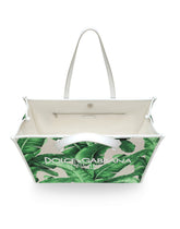 Large printed canvas shopper - | Dolce & Gabbana