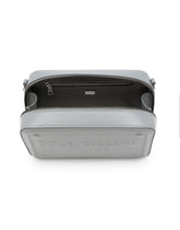 Calfskin crossbody bag with raised logo - | Dolce & Gabbana