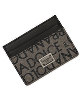 Jacquard card holder - | Dolce & Gabbana