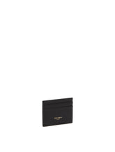 Calfskin credit card holder with heat-pressed logo - | Dolce & Gabbana
