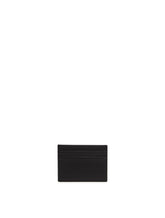 Calfskin credit card holder with heat-pressed logo - | Dolce & Gabbana