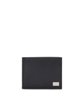 Hammered leather wallet - | Dolce & Gabbana