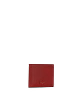 Patent calfskin nappa wallet with tag - | Dolce & Gabbana