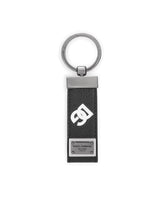 Calfskin key chain with all-over DG print - | Dolce & Gabbana