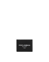 Calfskin card holder - | Dolce & Gabbana