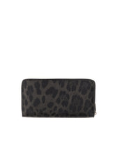 Dolce & Gabbana Wallet In Solid-Coloured Calf Leather With Metallic Effect - | Dolce & Gabbana