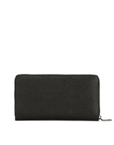 Zip-around calfskin wallet - | Dolce & Gabbana