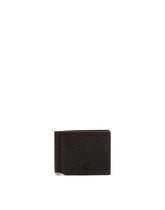 CALFSKIN BIFOLD WALLET WITH MONEY CLIP AND CROSSOVER DG LOGO - | Dolce & Gabbana