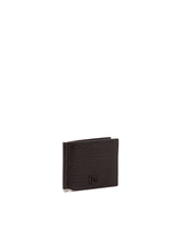 CALFSKIN BIFOLD WALLET WITH MONEY CLIP AND CROSSOVER DG LOGO - | Dolce & Gabbana