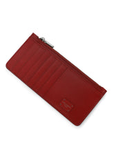 Vertical Dauphine calfskin card holder with branded plate - | Dolce & Gabbana