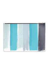 Dauphine calfskin toiletry bag with logo print - | Dolce & Gabbana